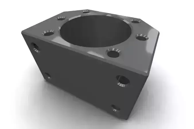 DSG25H metal box 3D model