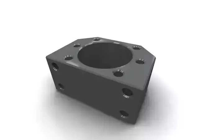 DSG32H metal square 3D model