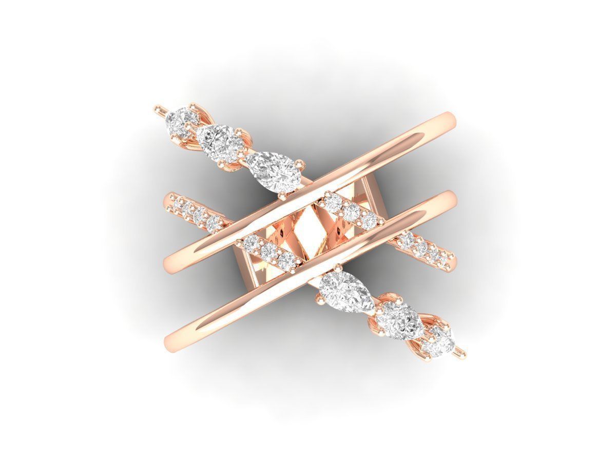 Wedding Ring 3D print model_1