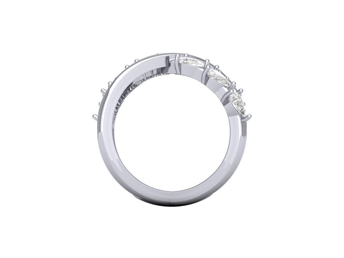 Wedding Ring 3D print model_10