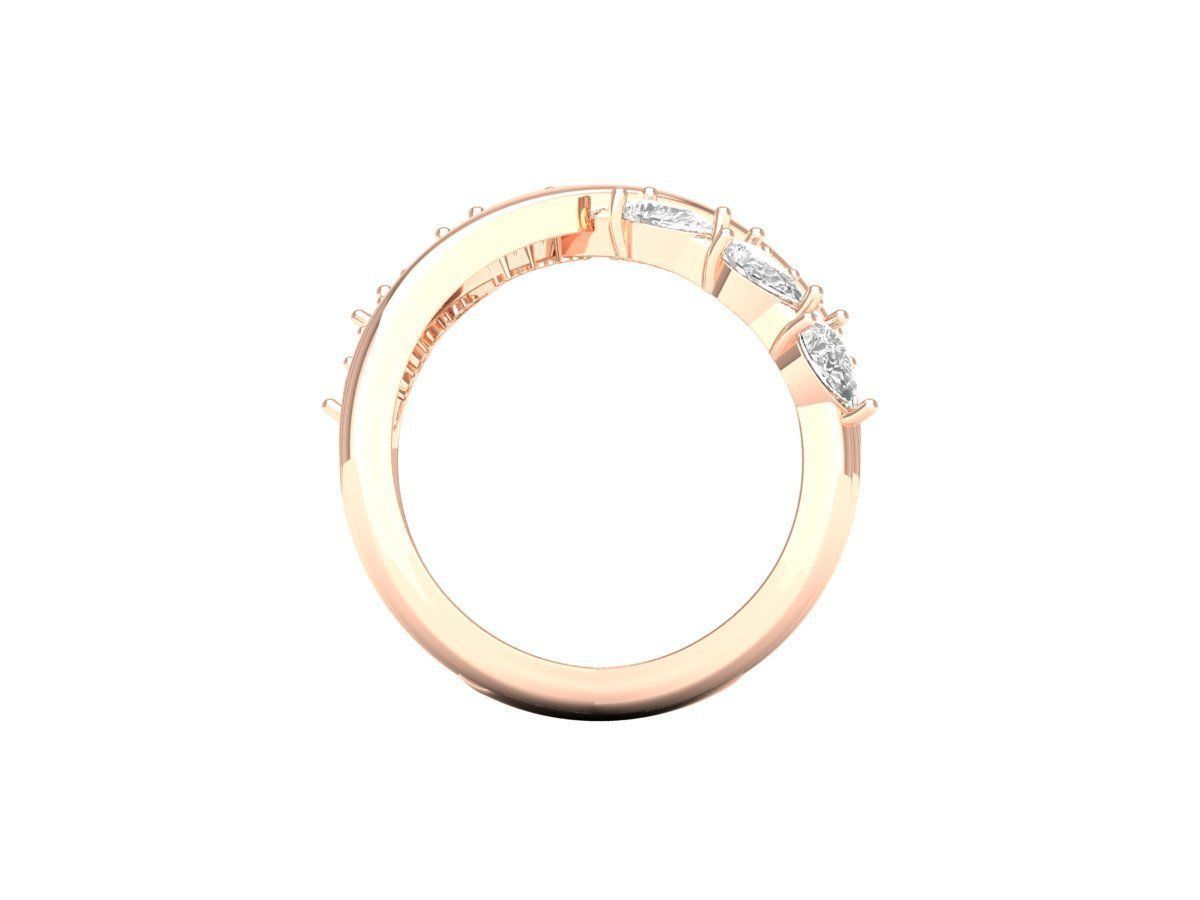 Wedding Ring 3D print model_9