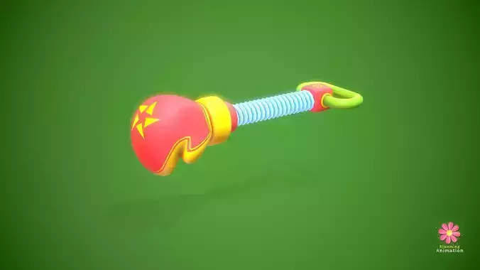Game Ready Stylized Boxing Weapon Low-poly 3D model