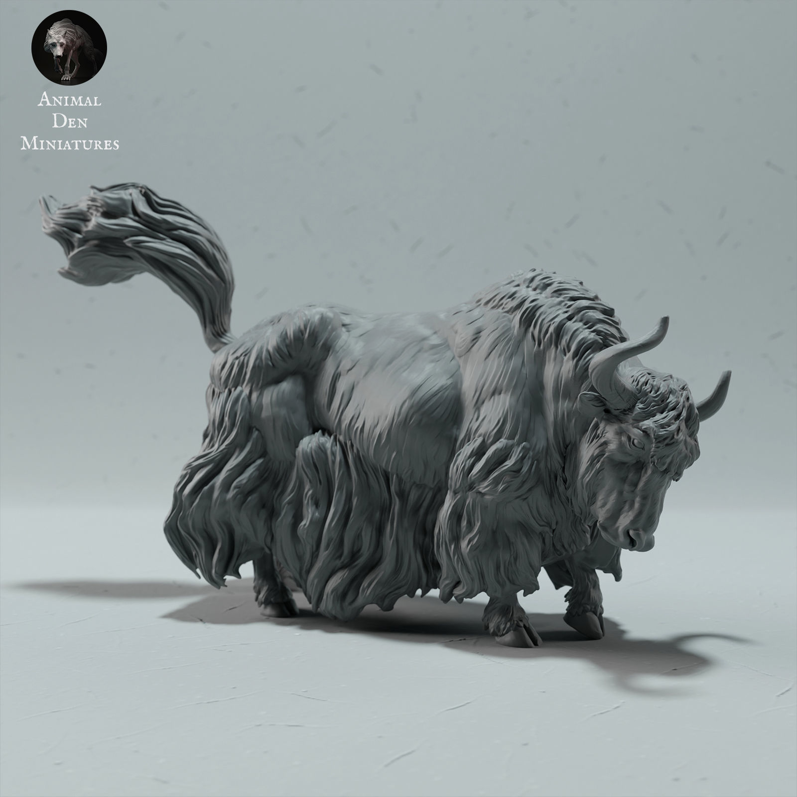 Himalayan Wild Yak Stance 3D print model_4
