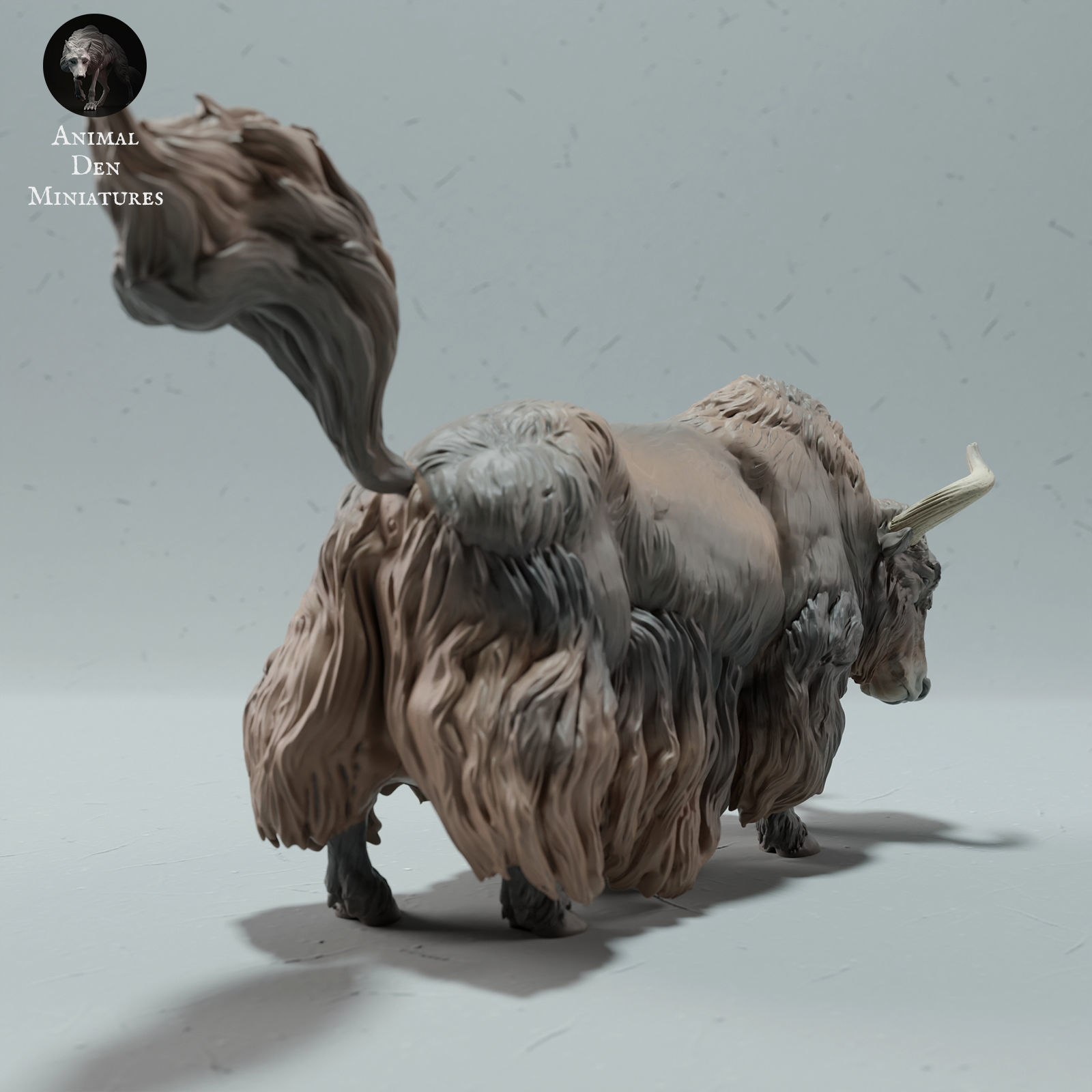 Himalayan Wild Yak Stance 3D print model_2