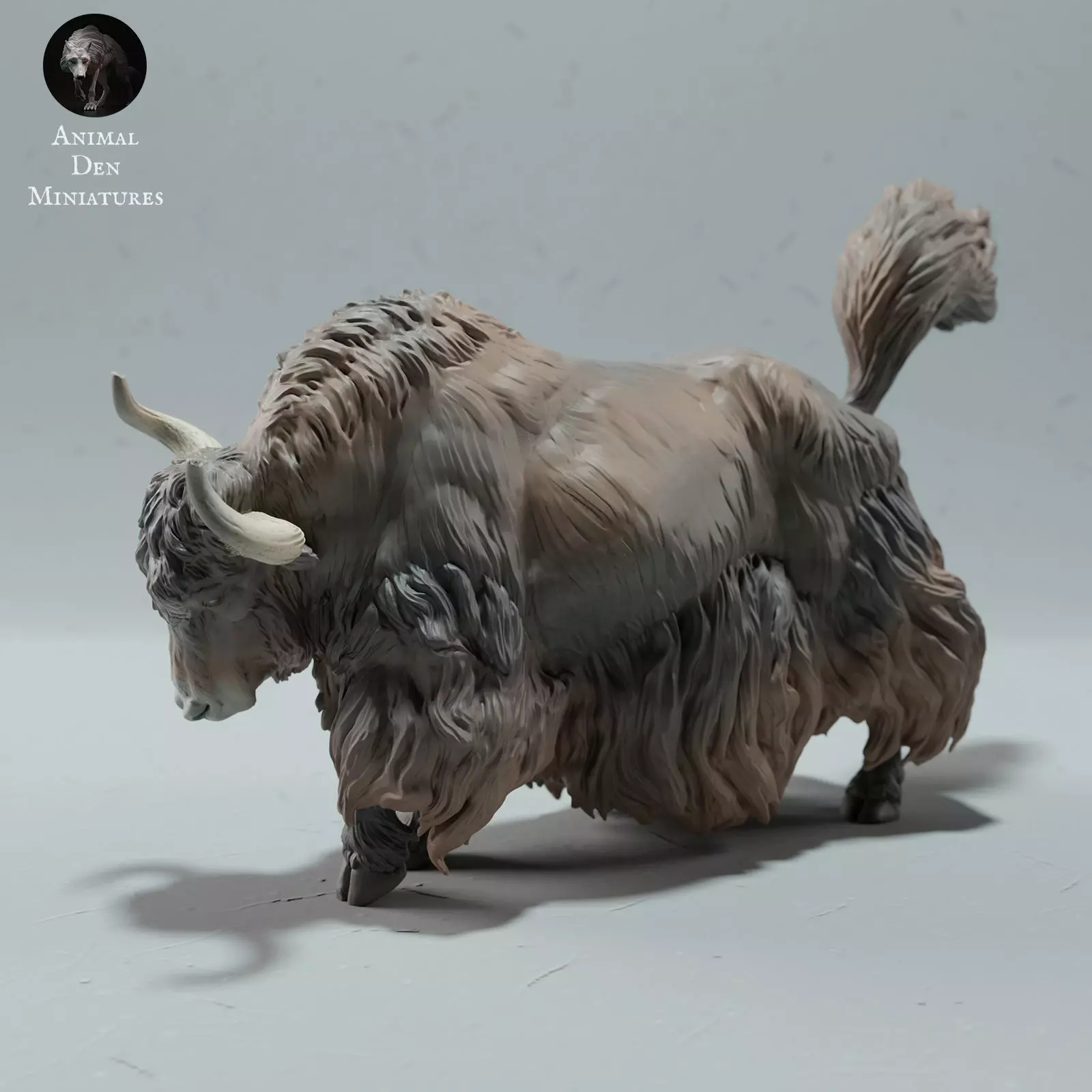 Himalayan Wild Yak Stance 3D print model_0