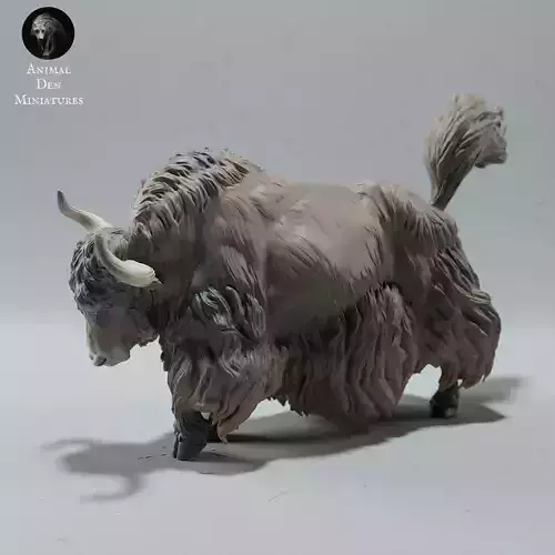 Himalayan Wild Yak Stance 3D print model