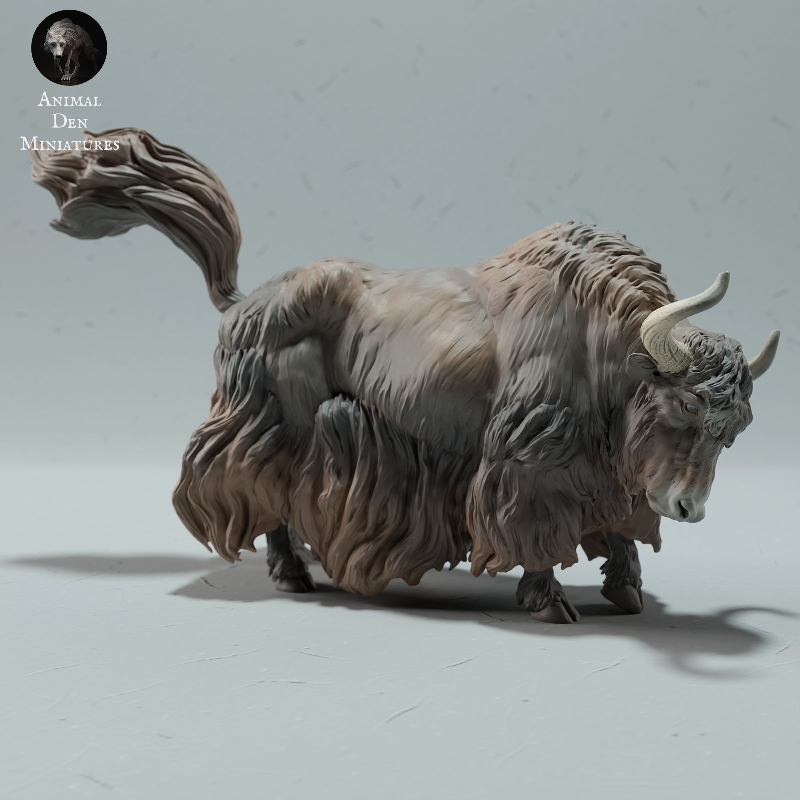 Himalayan Wild Yak Stance 3D print model_1