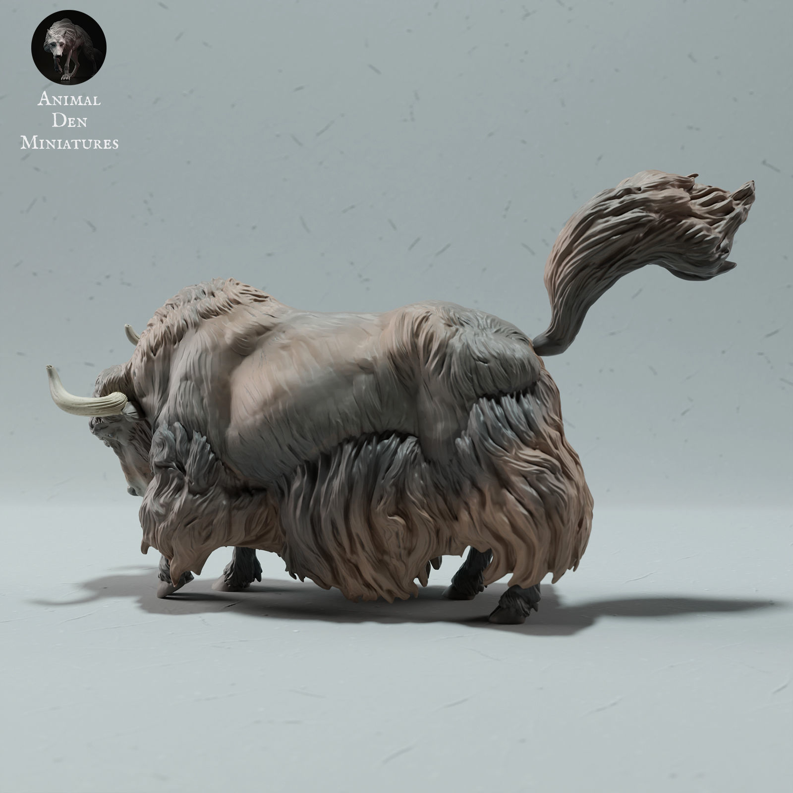 Himalayan Wild Yak Stance 3D print model_3