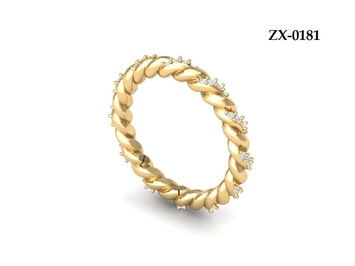 Wedding Ring Free 3D print model_12