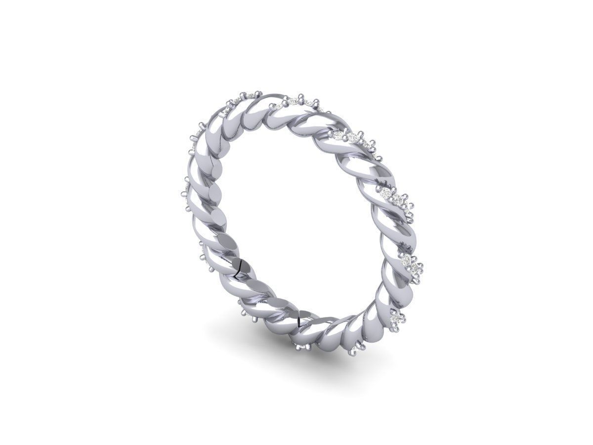 Wedding Ring Free 3D print model_3