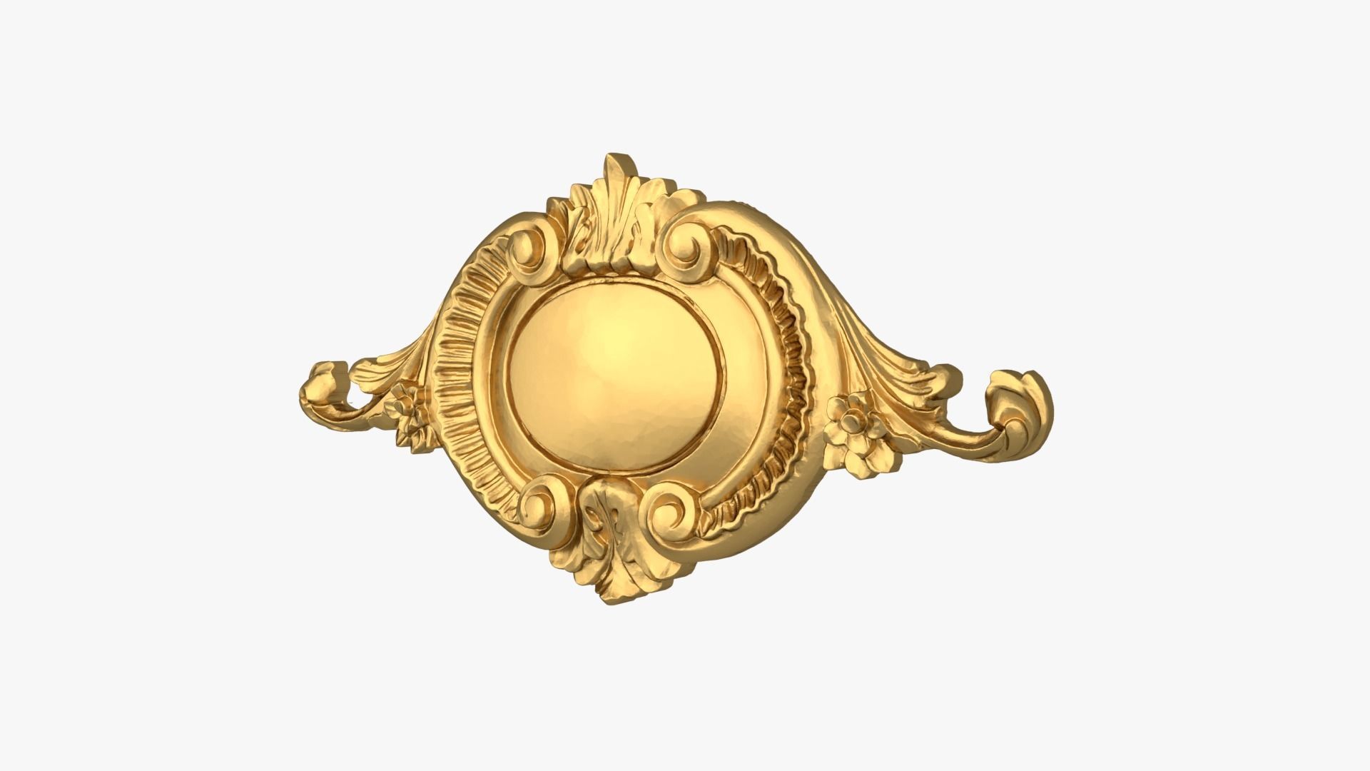 Classic decor ornament 215 3D model_2