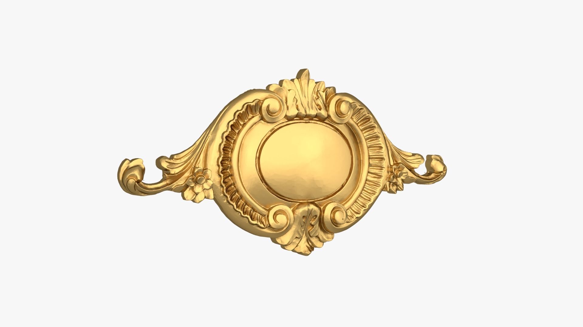 Classic decor ornament 215 3D model_1