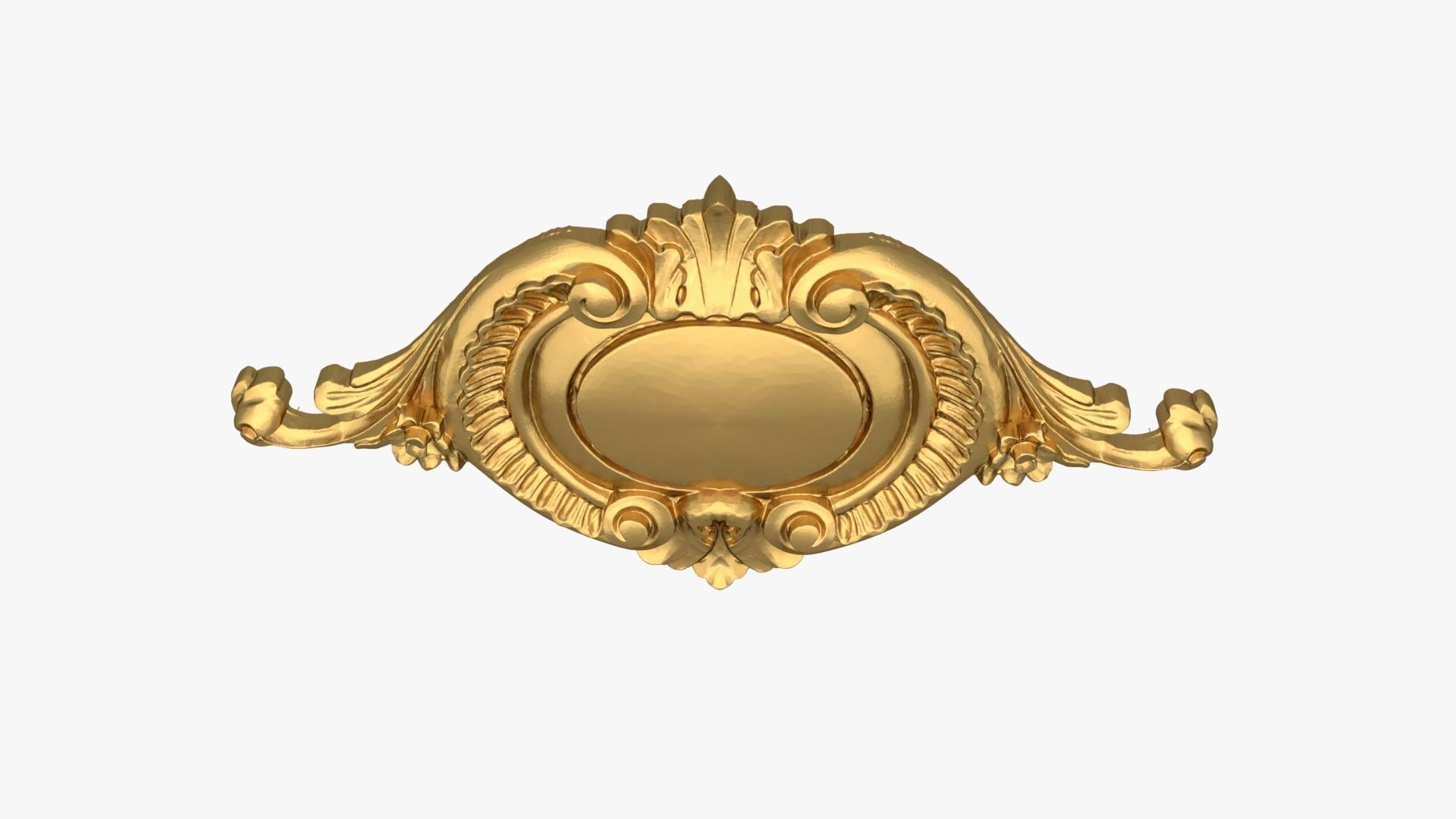 Classic decor ornament 215 3D model_4