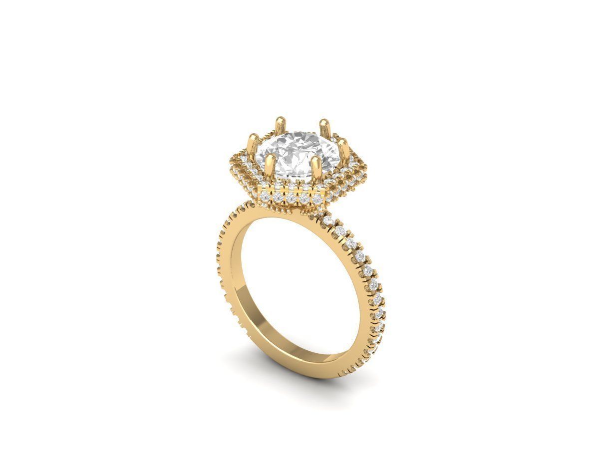 Wedding Ring  3D print model_1