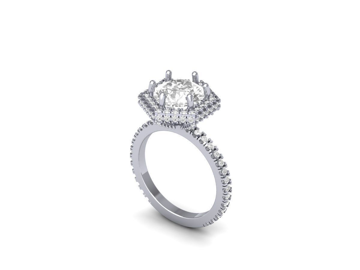 Wedding Ring  3D print model_4