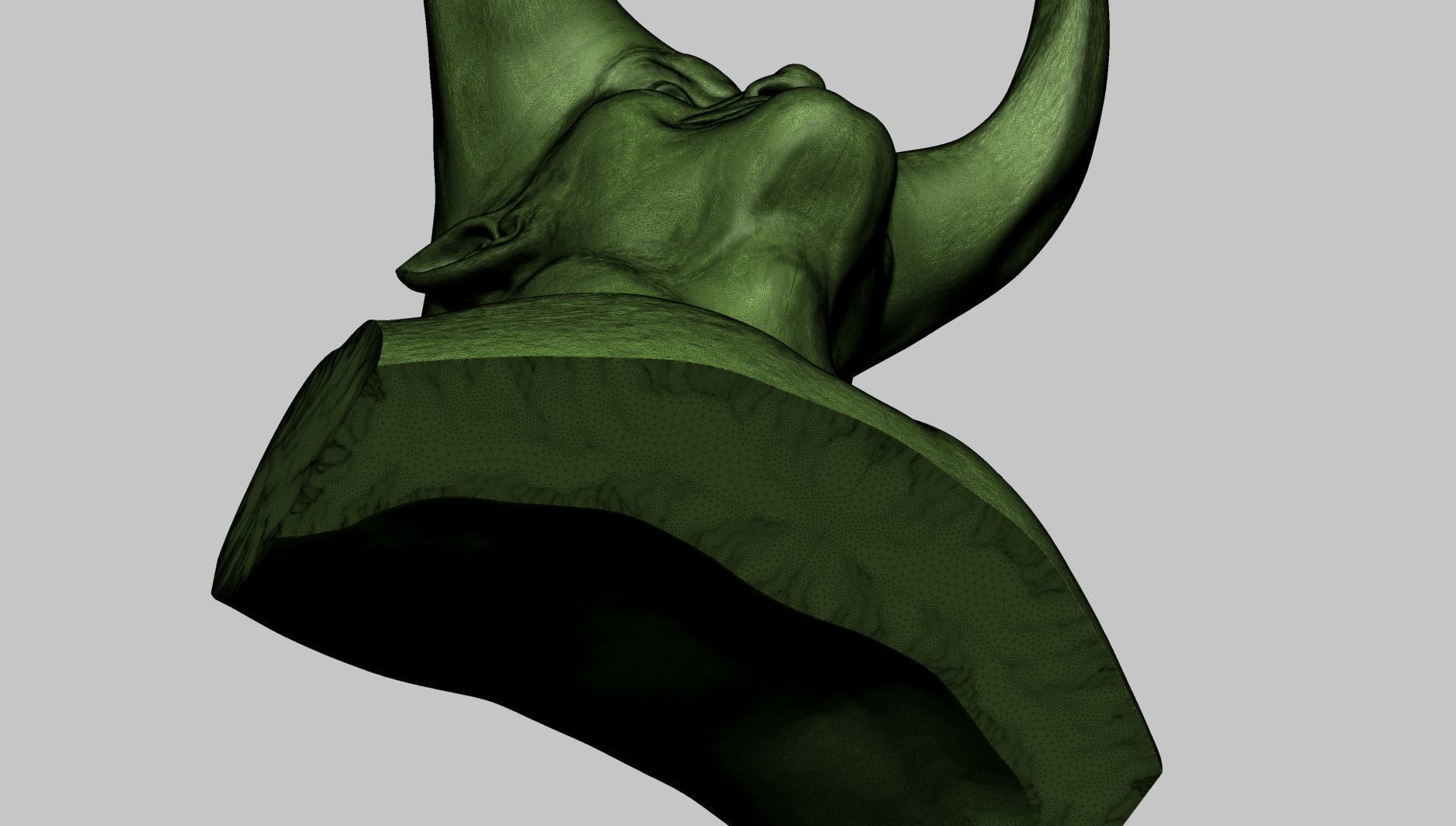 Creature Bust A 3D print model_13