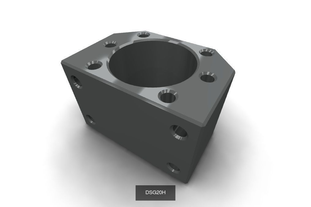 DSG ball screw holder pack 3D Model Collection_2