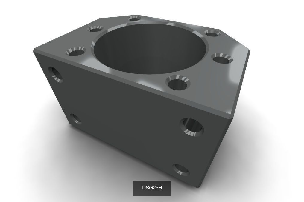 DSG ball screw holder pack 3D Model Collection_3