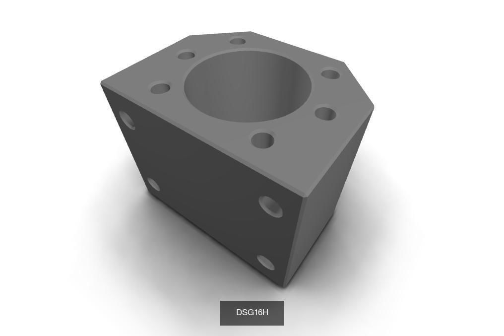 DSG ball screw holder pack 3D Model Collection_1