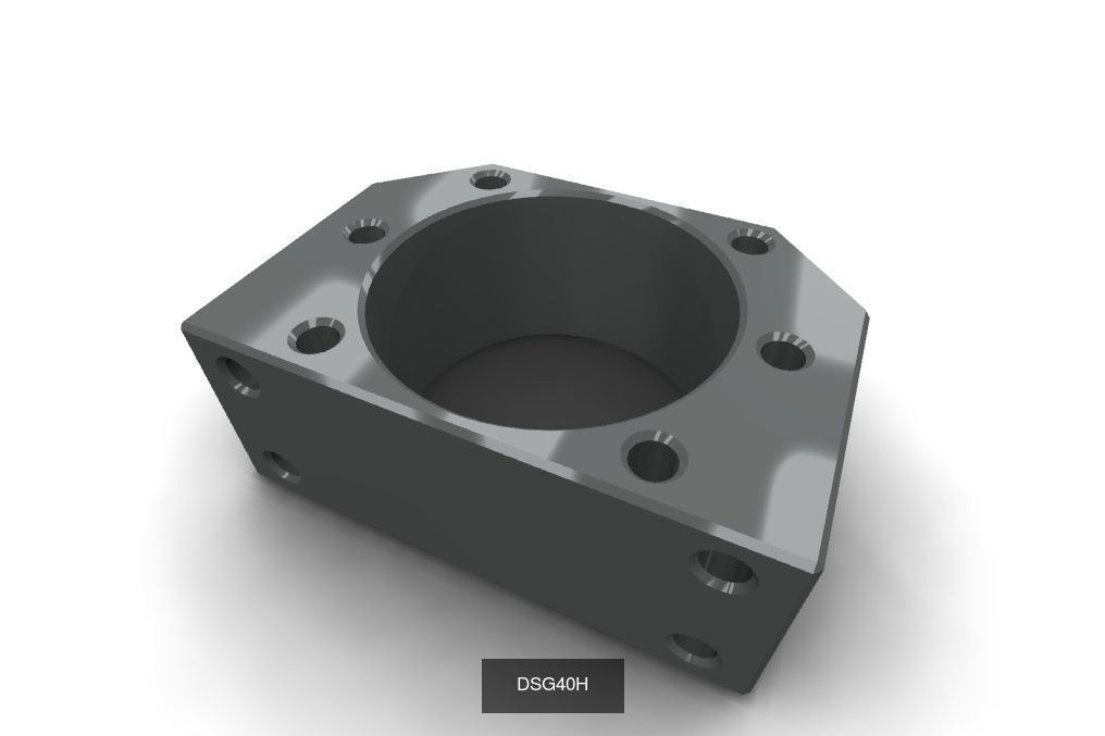 DSG ball screw holder pack 3D Model Collection_5