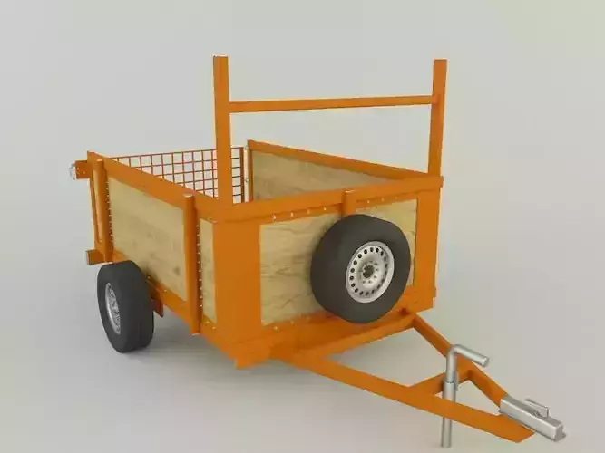 car trailer 99 3D model