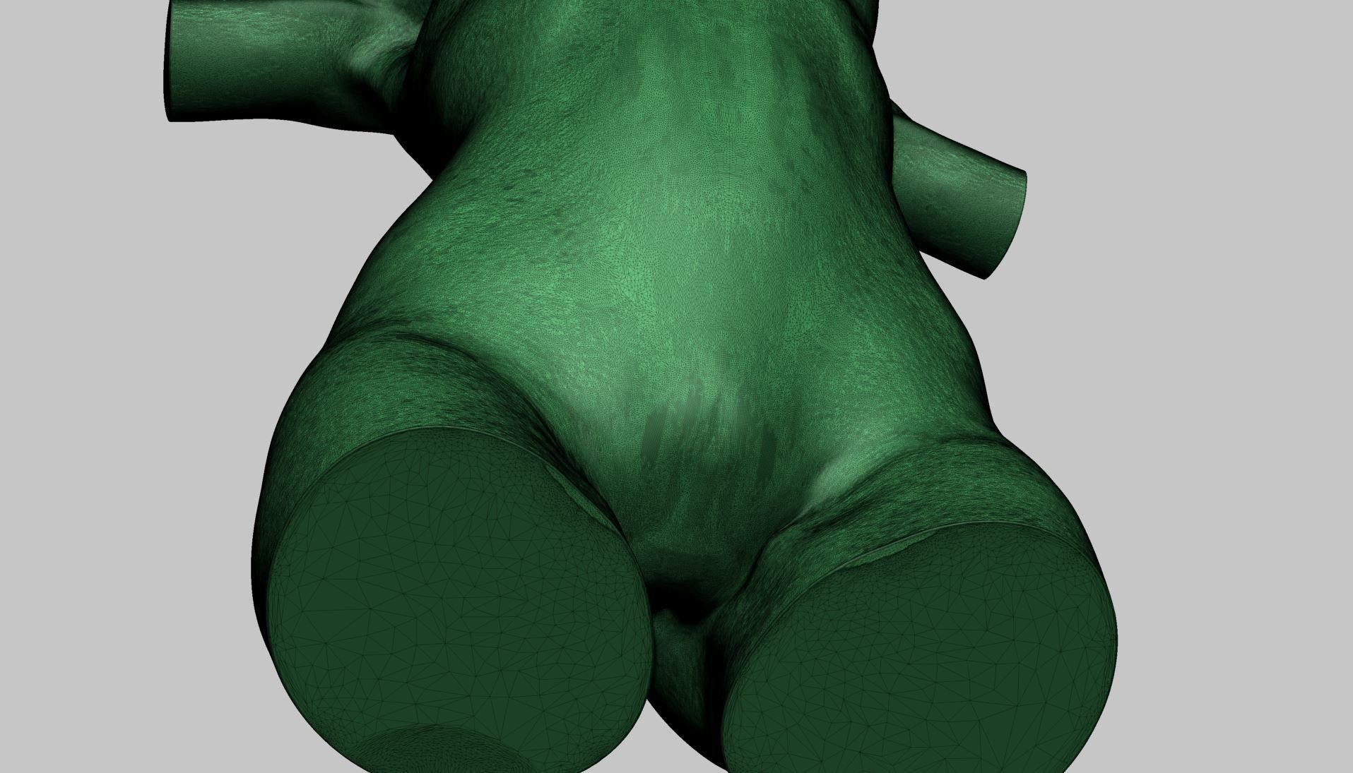 Female Torso Printable B 3D print model_15