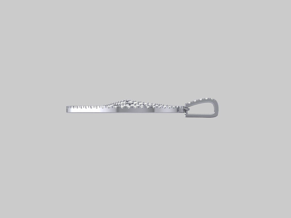 Mercedes Pendant 3D print model_7