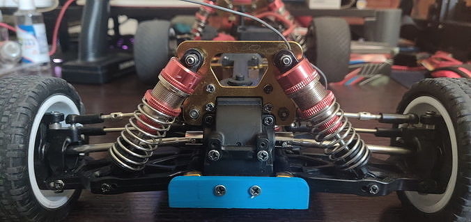 WLToys 104001 front droop screws and bumper plate Free 3D print model