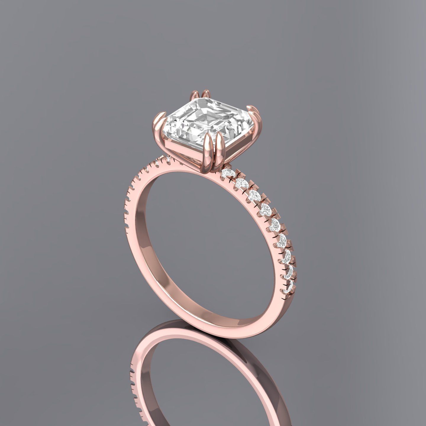 Wedding Ring 3D print model_1