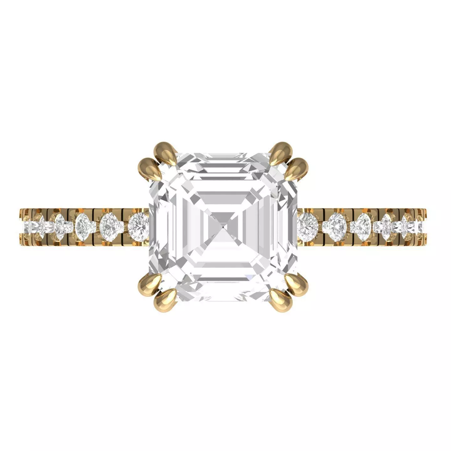 Wedding Ring 3D print model_0