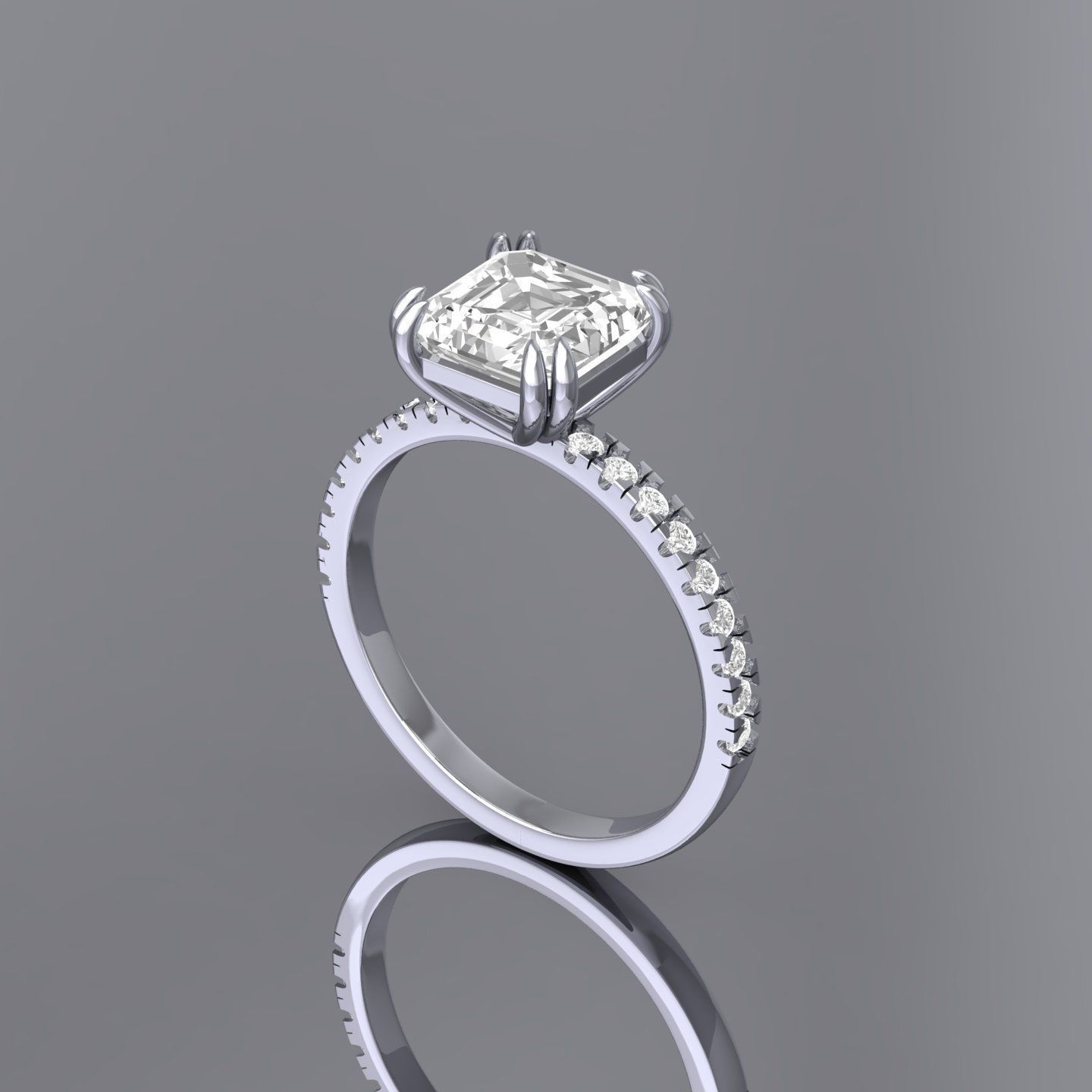 Wedding Ring 3D print model_2