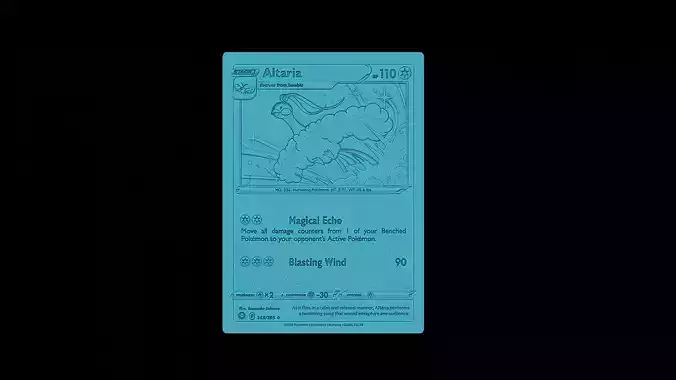 Altaria - Pokemon 3D print model