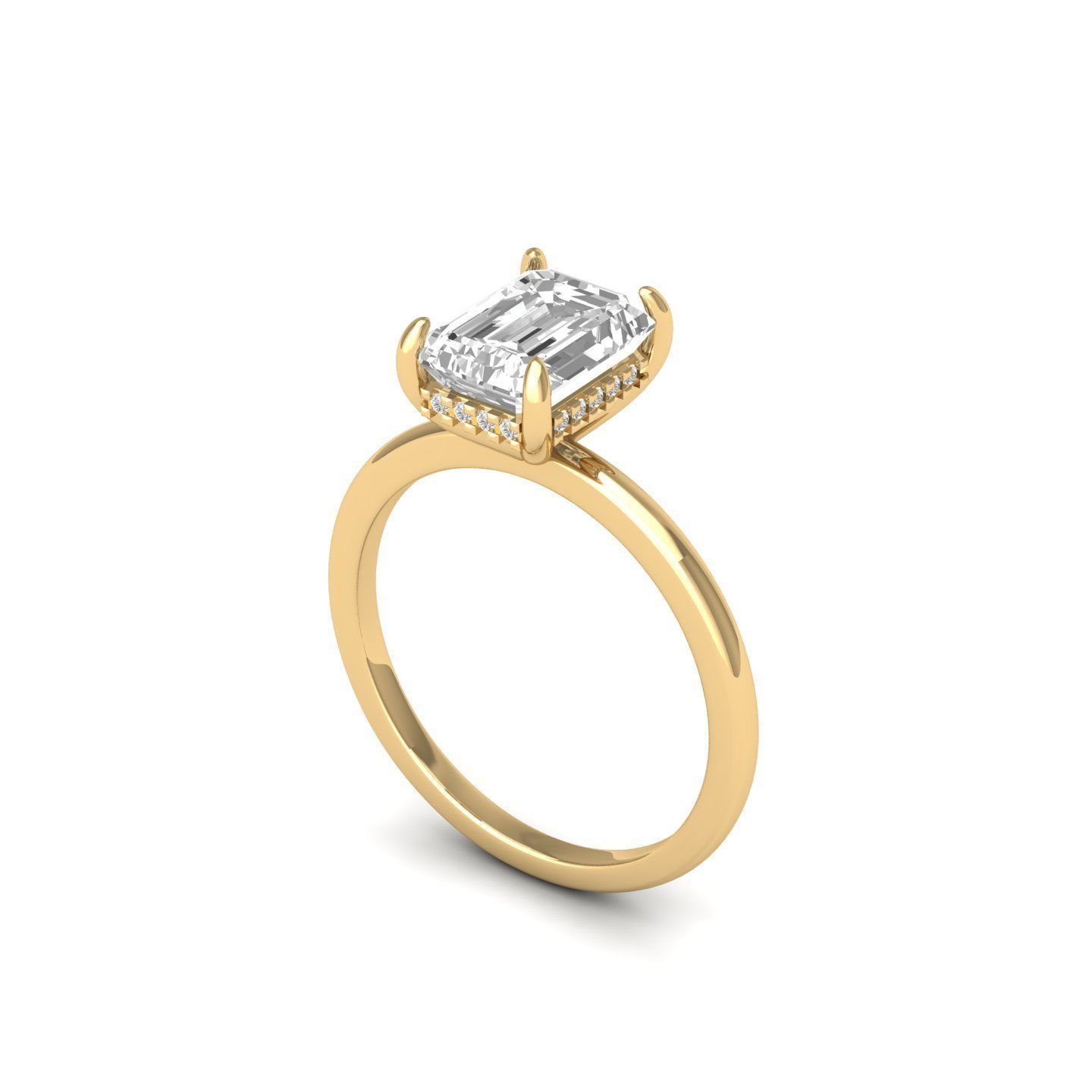 Wedding Ring 3D print model_1