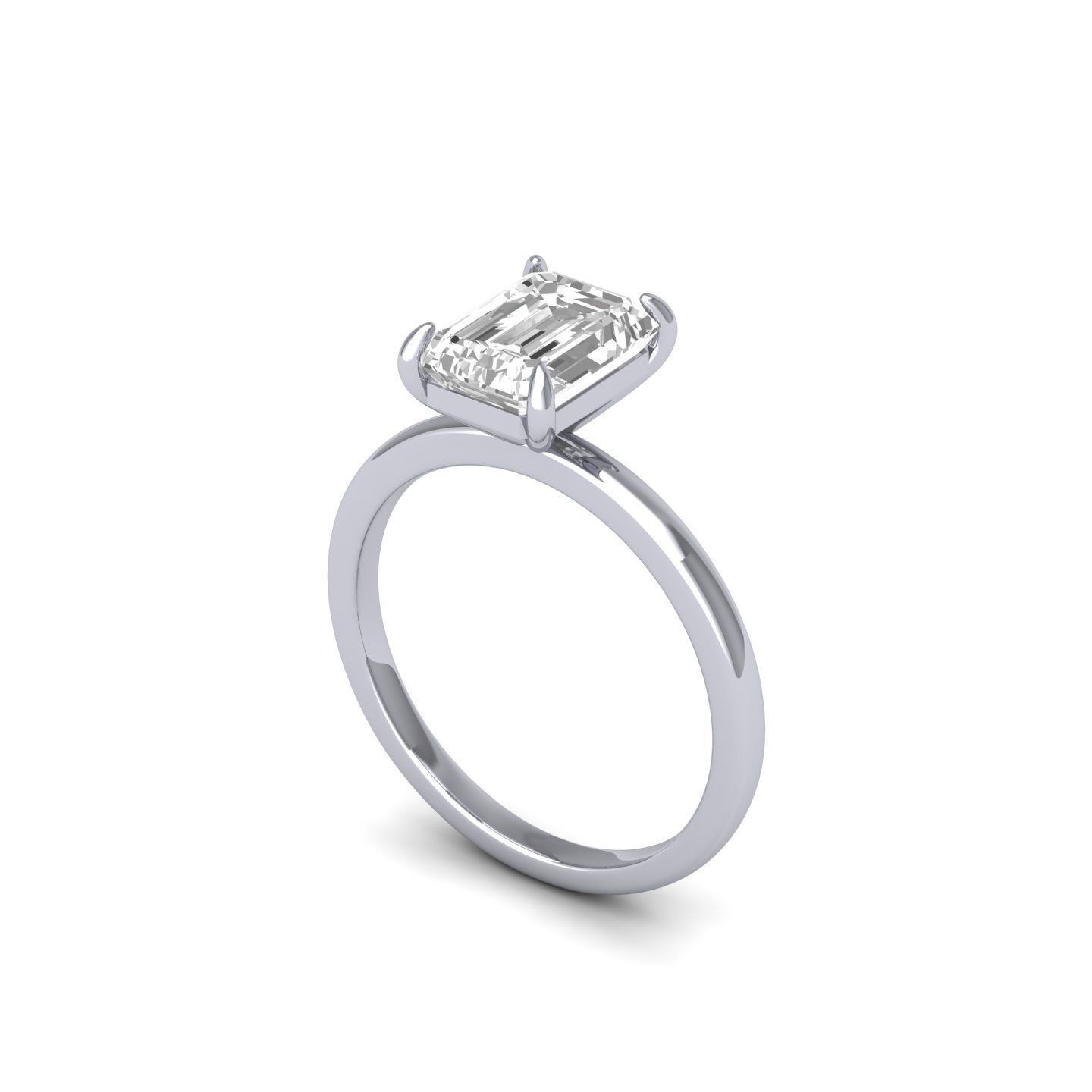 Wedding Ring 3D print model_3