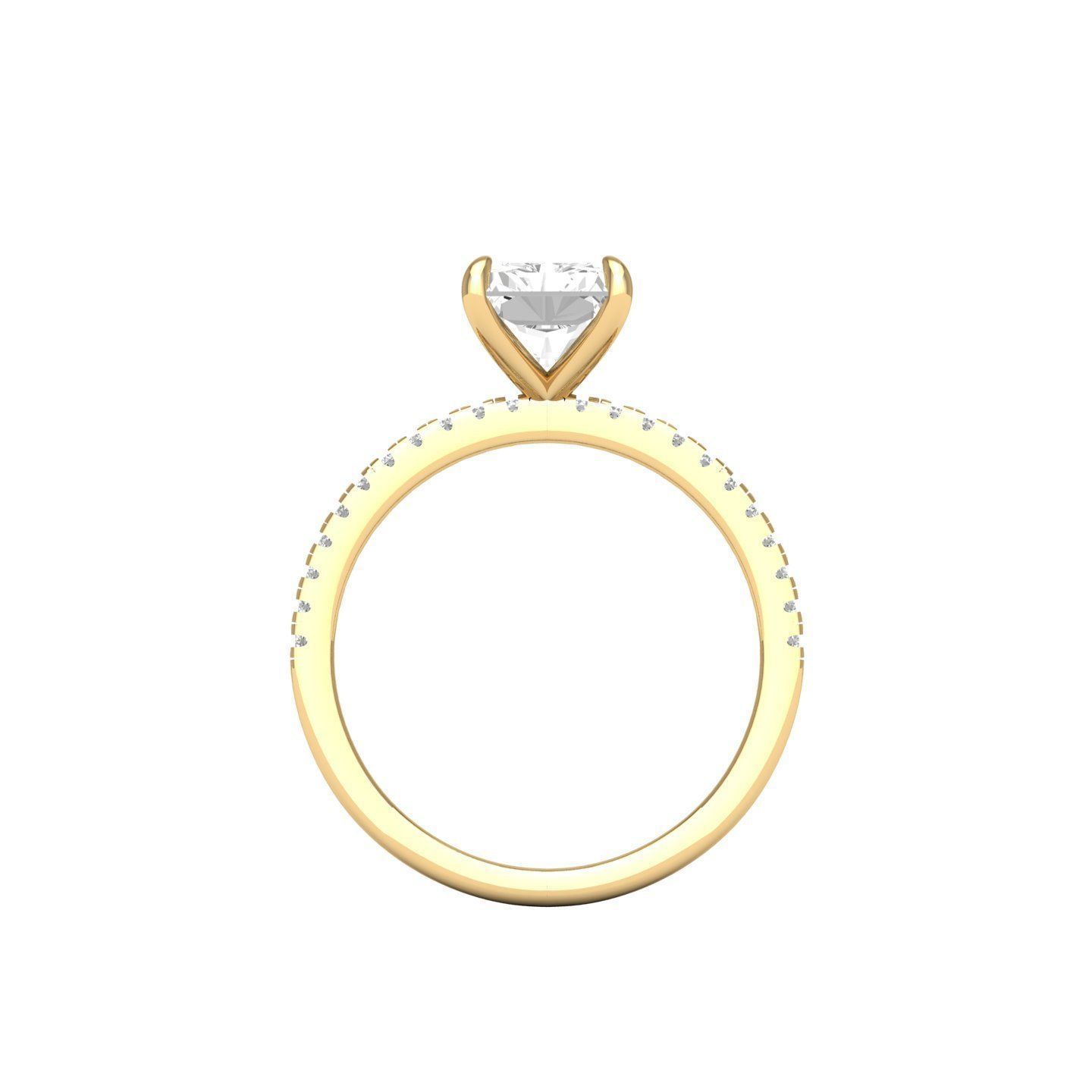 Wedding Ring 3D print model_8