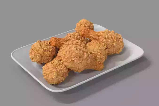 Fried Chicken 3D model