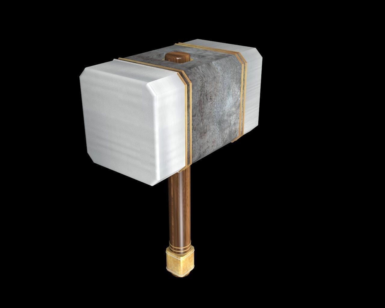 Hammer 3D model_2