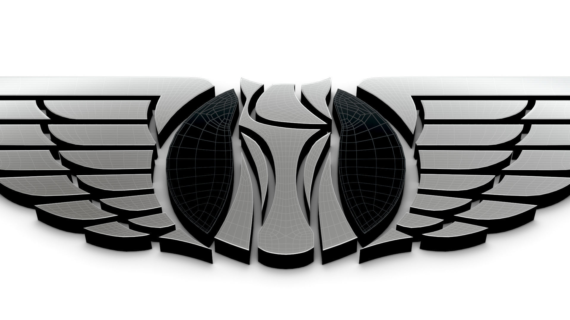 LEVC logo 3D model_7