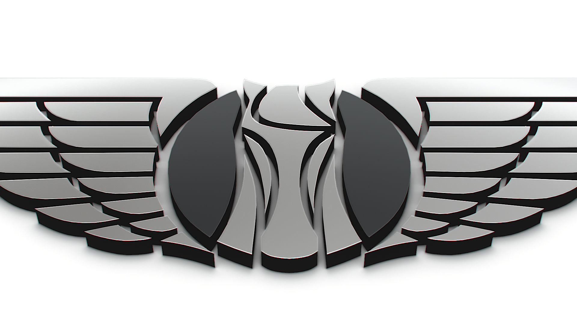 LEVC logo 3D model_2