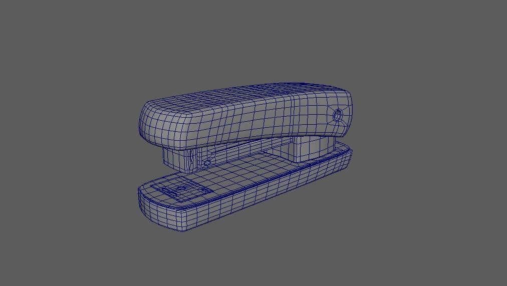 Stapler Low-poly 3D model_3