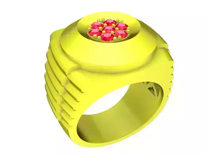 Luxury korean diamond men ring 4461