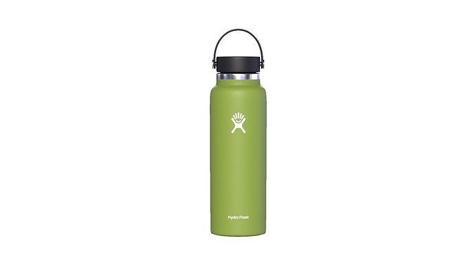 Hydro Flask in green Low-poly 3D model 5