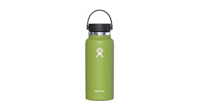 Hydro Flask in green Low-poly 3D model 4