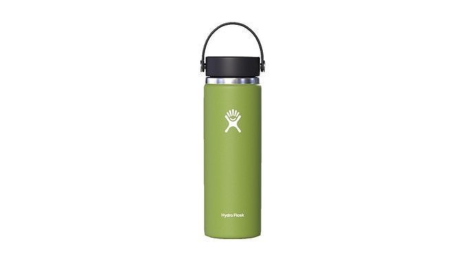 Hydro Flask in green Low-poly 3D model 2