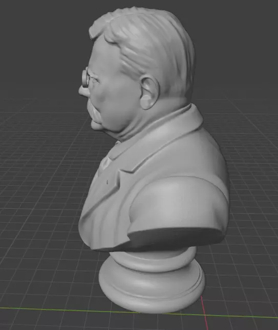 Theodore Roosevelt 3D print model_14