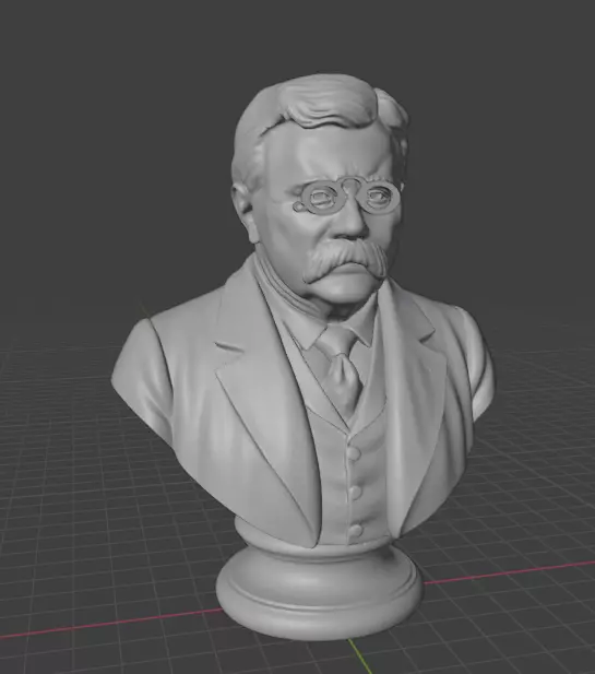 Theodore Roosevelt 3D print model_19