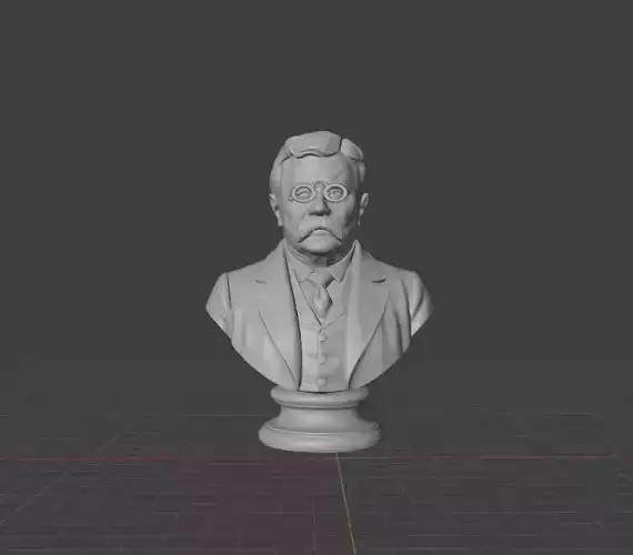 Theodore Roosevelt 3D print model