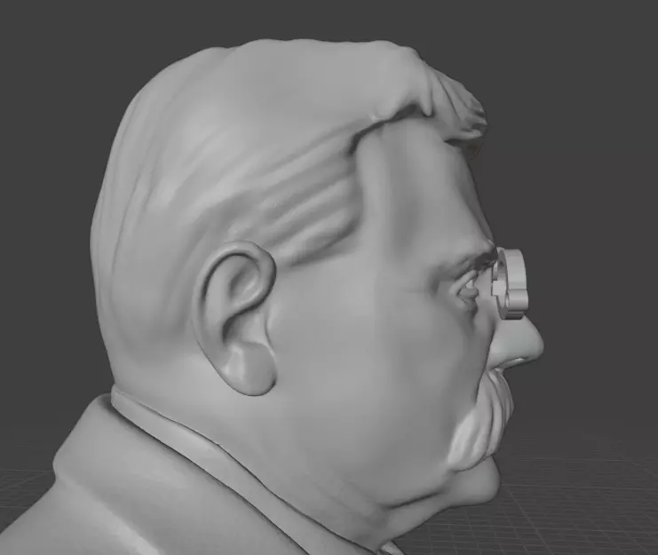 Theodore Roosevelt 3D print model_16
