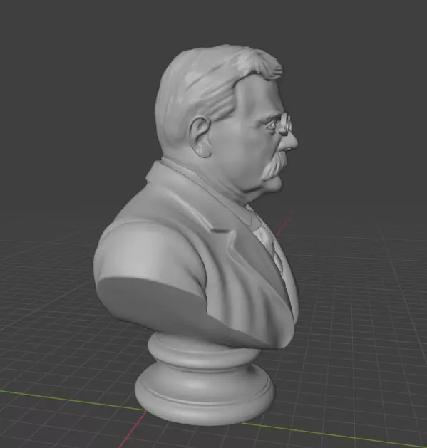 Theodore Roosevelt 3D print model_5