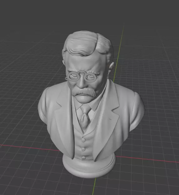 Theodore Roosevelt 3D print model_20
